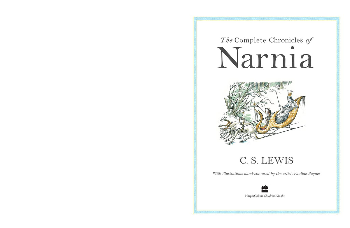 The Complete Chronicles of Narnia Book by C. S. Lewis, 75th Anniversary Edition