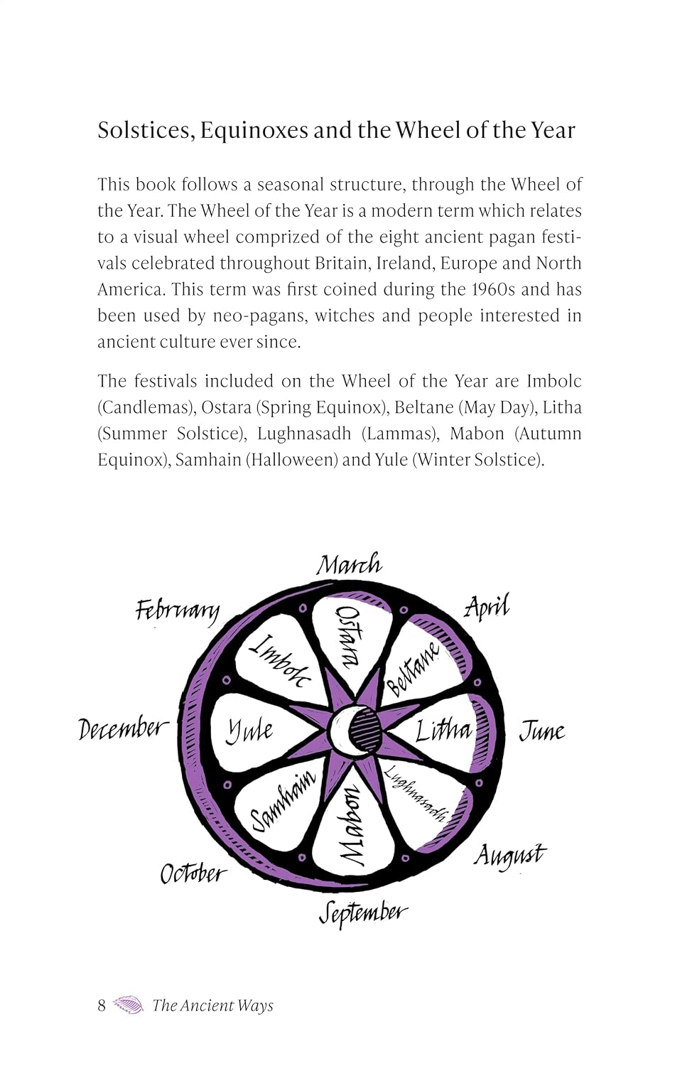 The Ancient Ways: A Year of Folklore, Traditions and Rituals to Reconnect with Nature by Seren Hawley-Plows