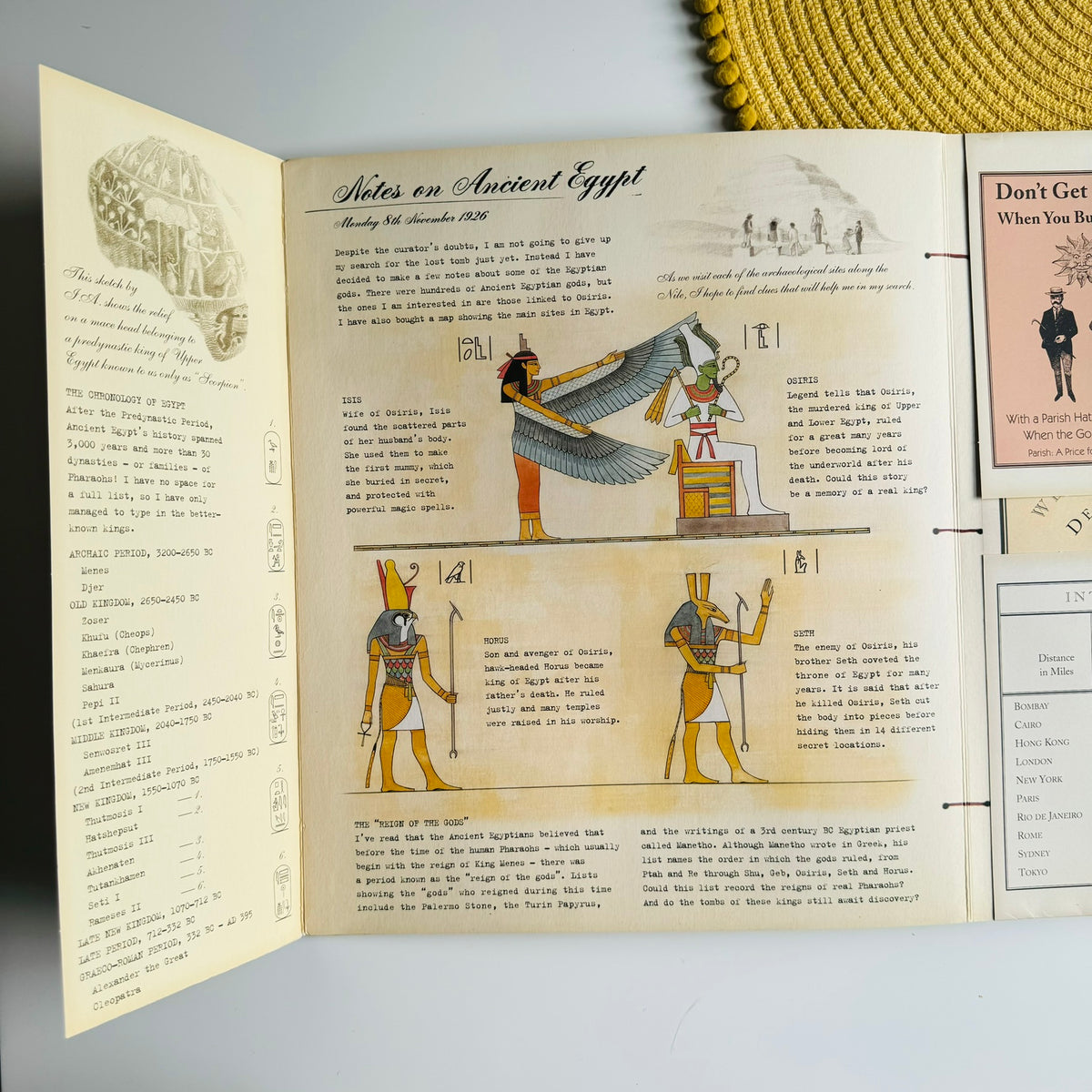 Egyptology: Search for the Tomb of Osiris by Emily Sands, Ologie Series (Vintage Book)