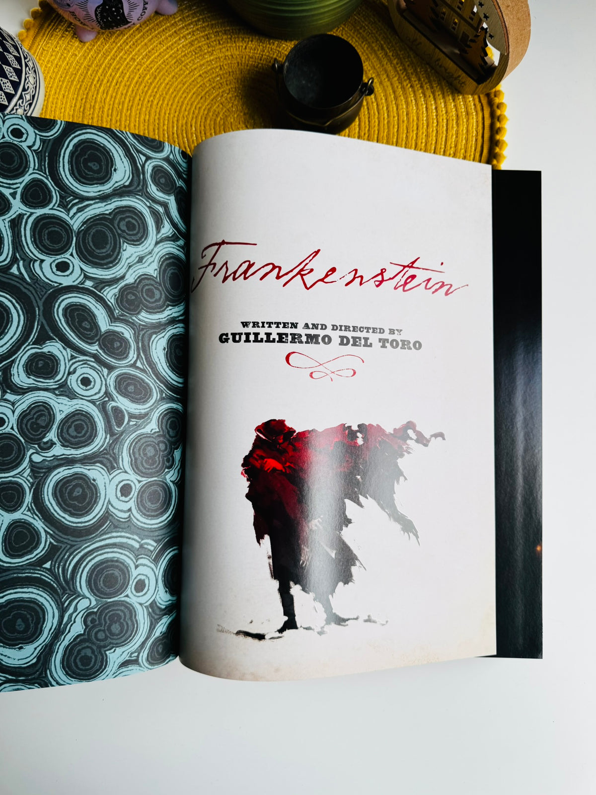 Frankenstein: Written and Directed by Guillermo del Toro, Film Book