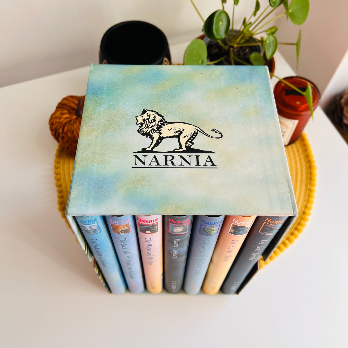 The Complete Box of Chronicles Of Narnia, C. S. Lewis, Ted Smart Hardback Books Set 1997