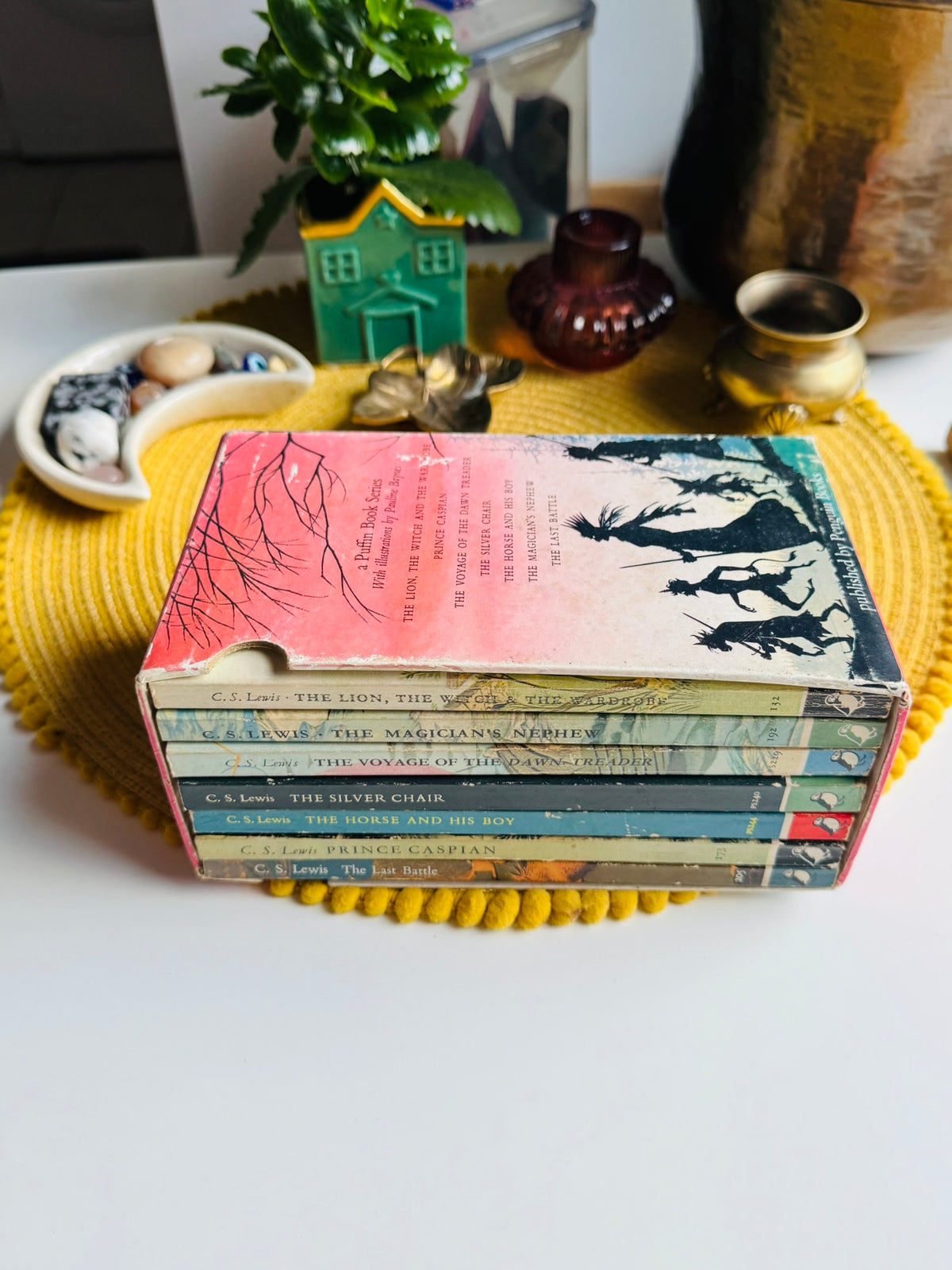 Vintage The Chronicles of Narnia Seven Book Set, C S Lewis, 1968 - 1972 Edition
