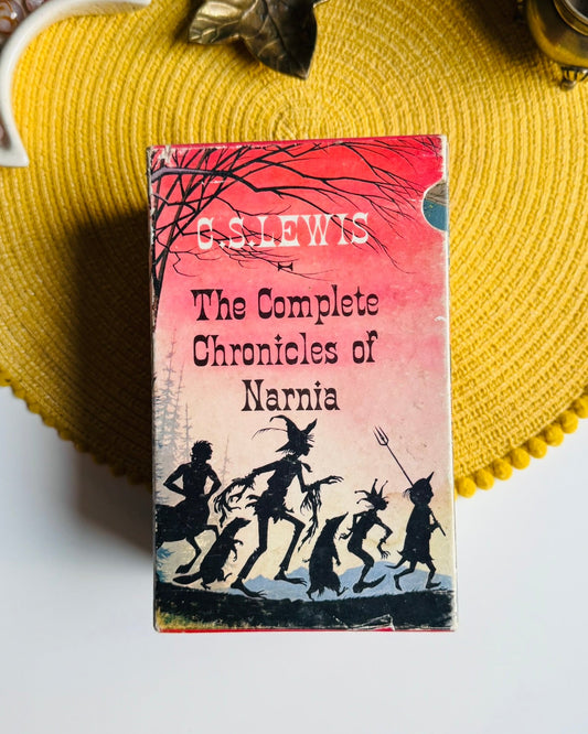Vintage The Chronicles of Narnia Seven Book Set, C S Lewis, 1968 - 1972 Edition