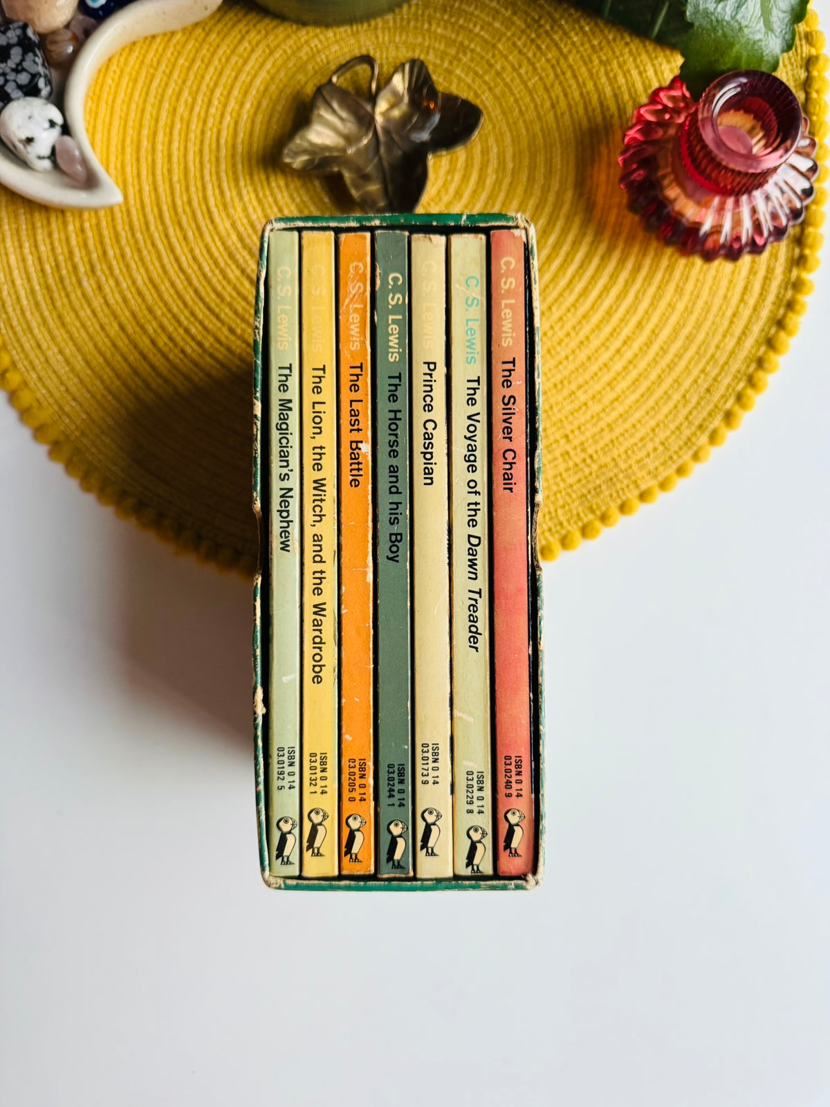 Vintage The Chronicles of Narnia Seven Book Set, C S Lewis, 1976 Edition