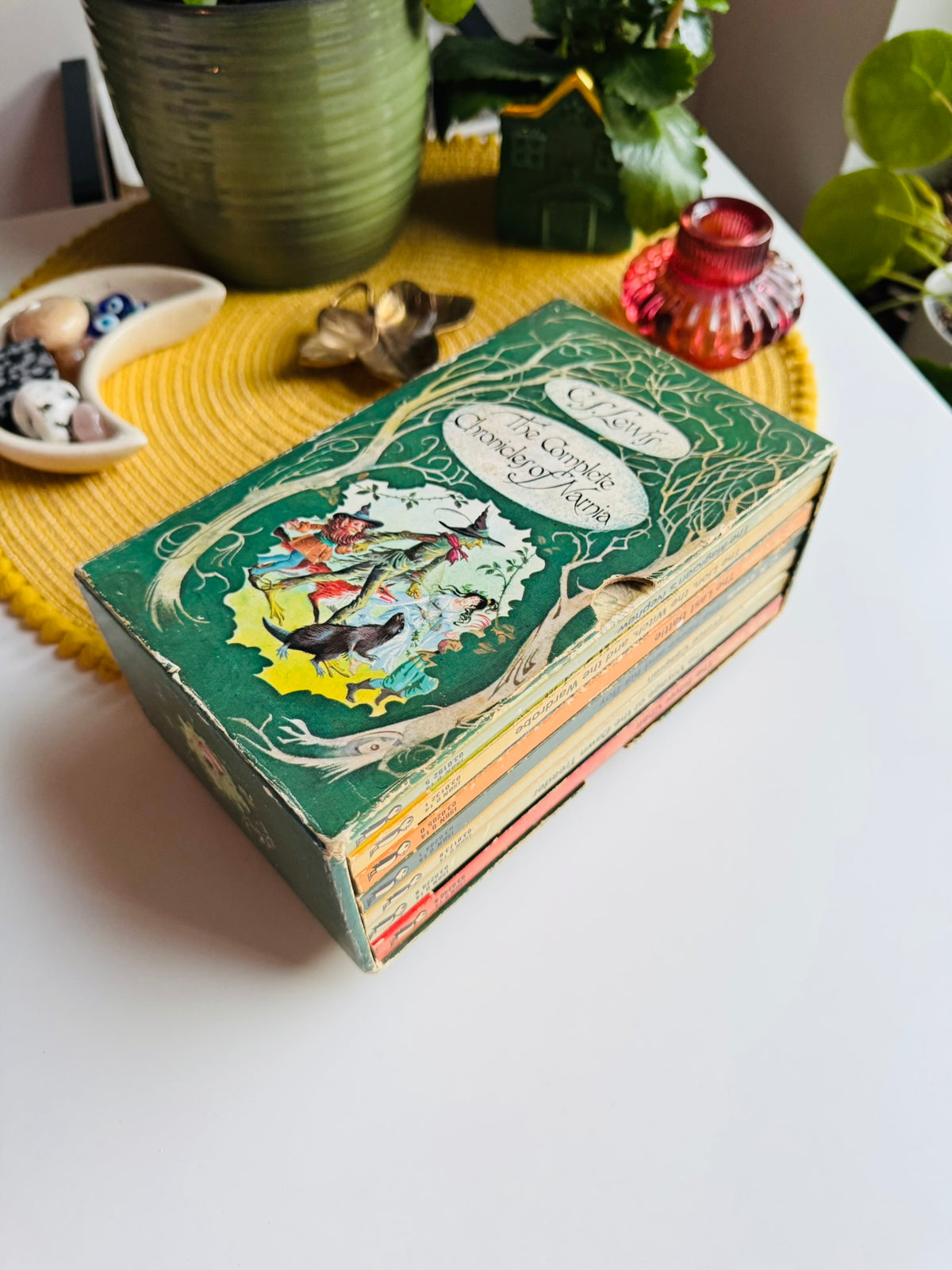 Vintage The Chronicles of Narnia Seven Book Set, C S Lewis, 1976 Edition