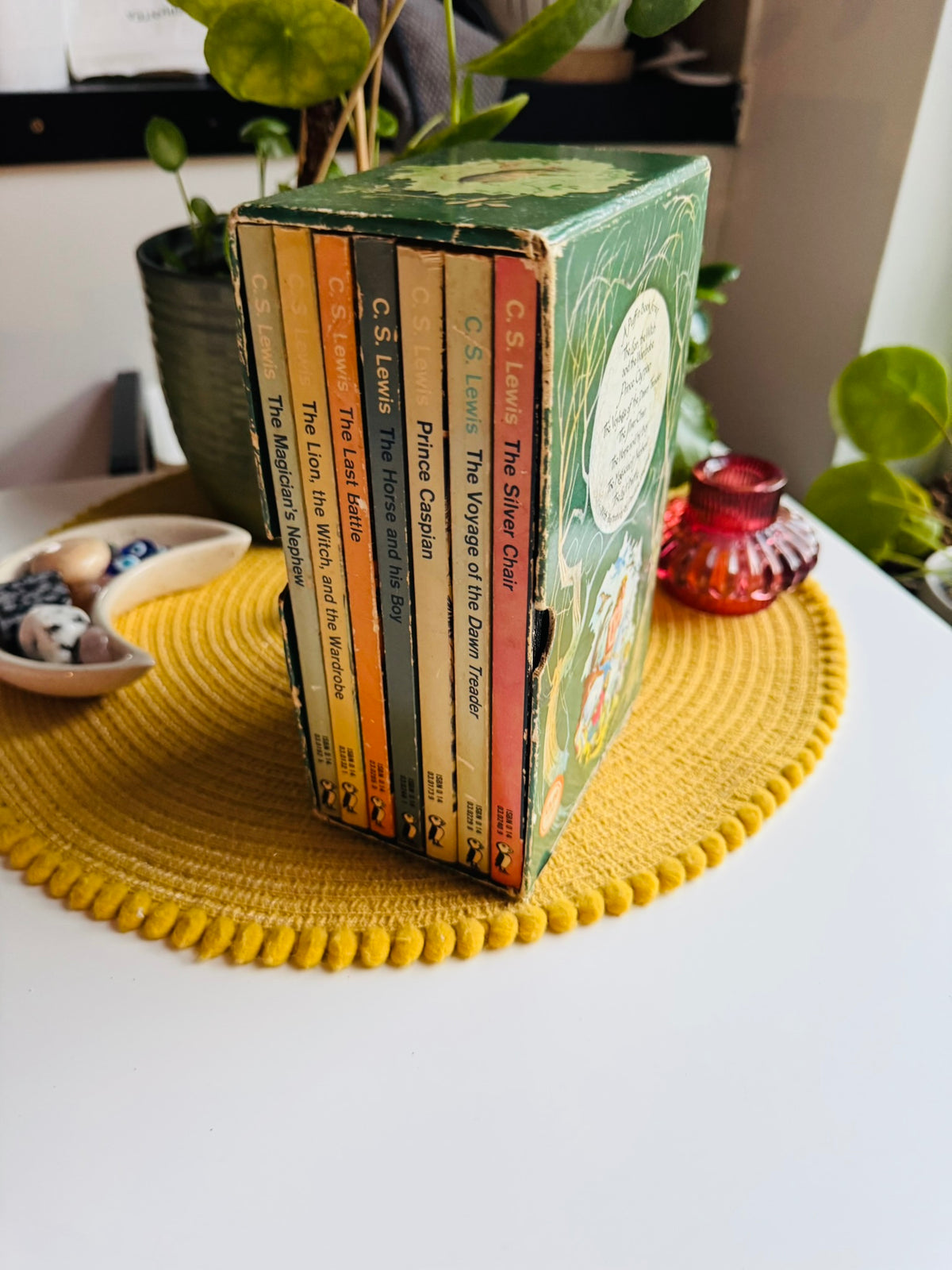 Vintage The Chronicles of Narnia Seven Book Set, C S Lewis, 1976 Edition