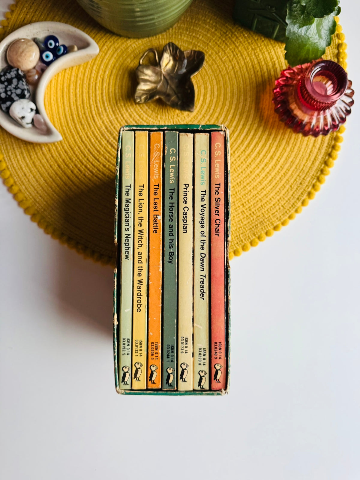 Vintage The Chronicles of Narnia Seven Book Set, C S Lewis, 1976 Edition