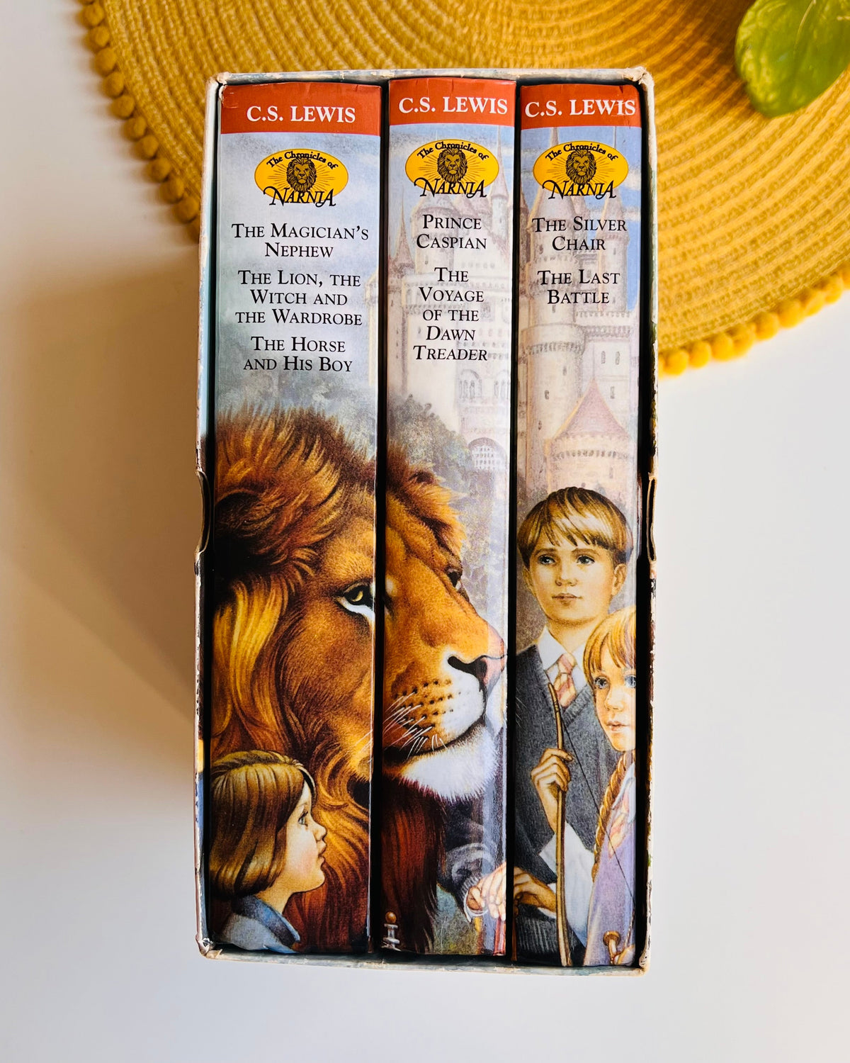 Vintage The Chronicles of Narnia Seven Book Set, C S Lewis, Three-volume boxed set, 1999
