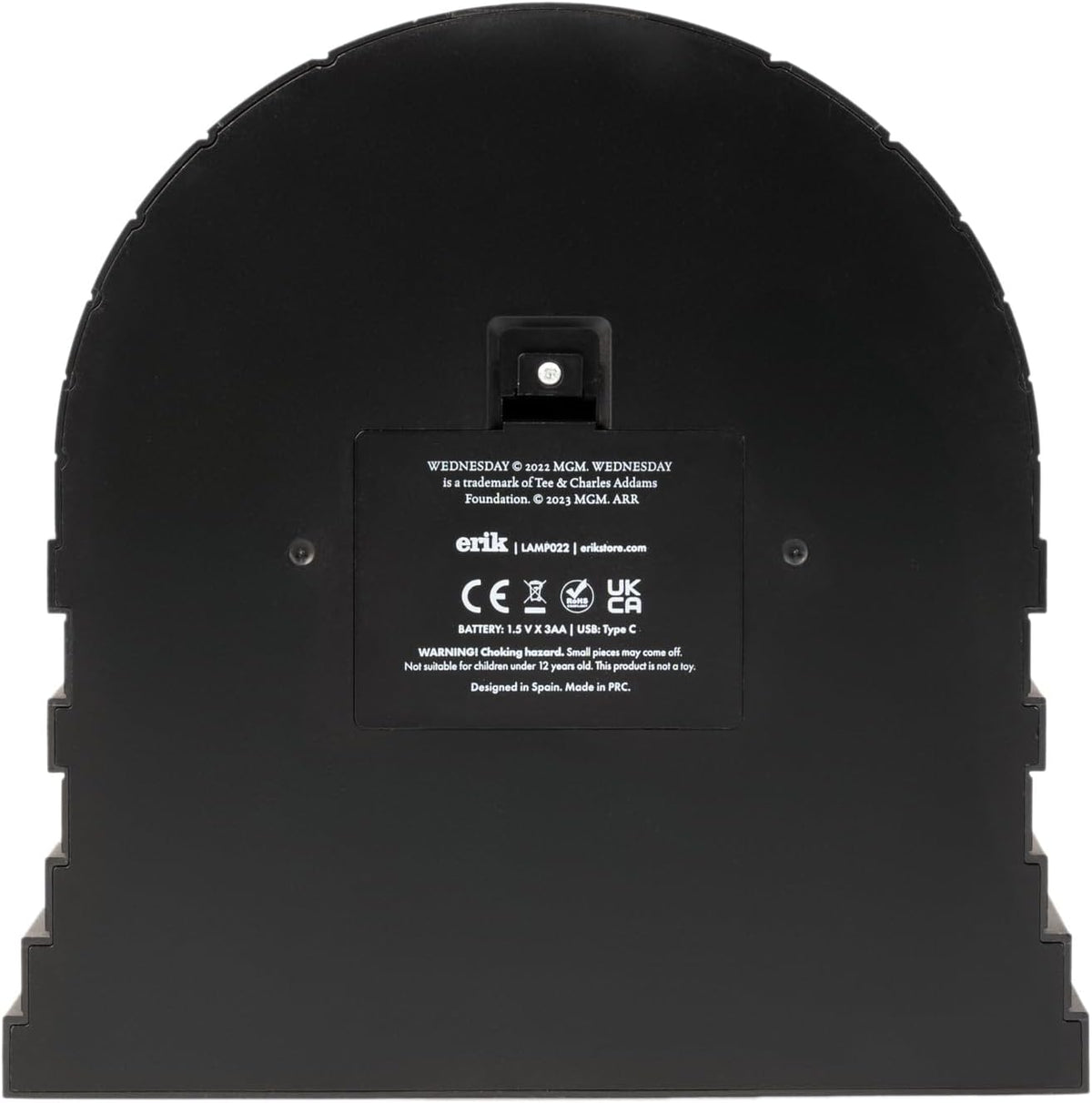 Wednesday Addams Desk Lamp Table, LED, USB Powered