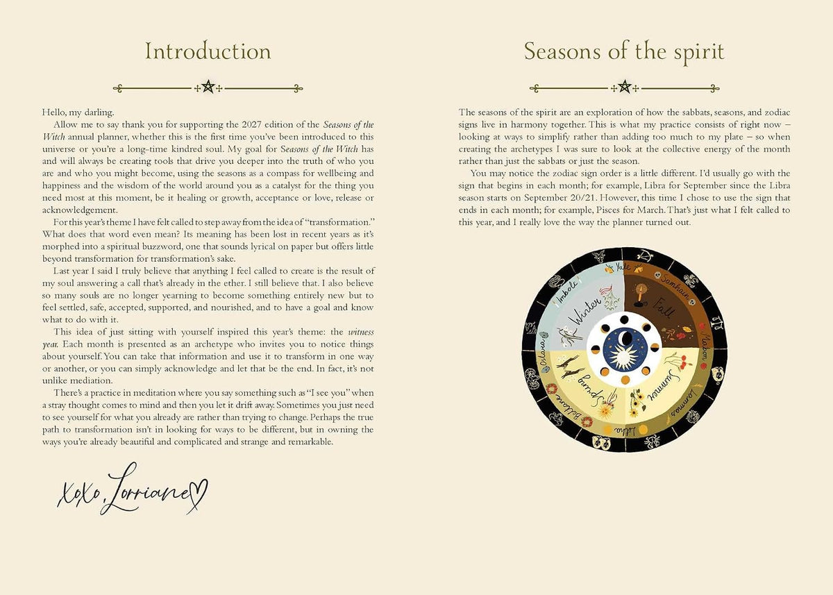 2027 Seasons of the Witch Planner by Tijana Lukovic