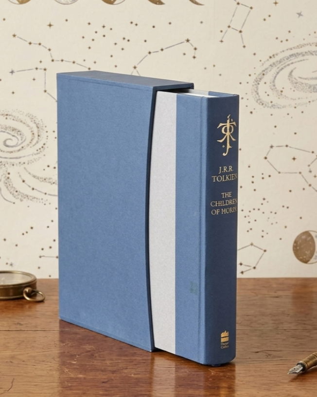 A hardcover book titled "The Children of Huir" by J.R.