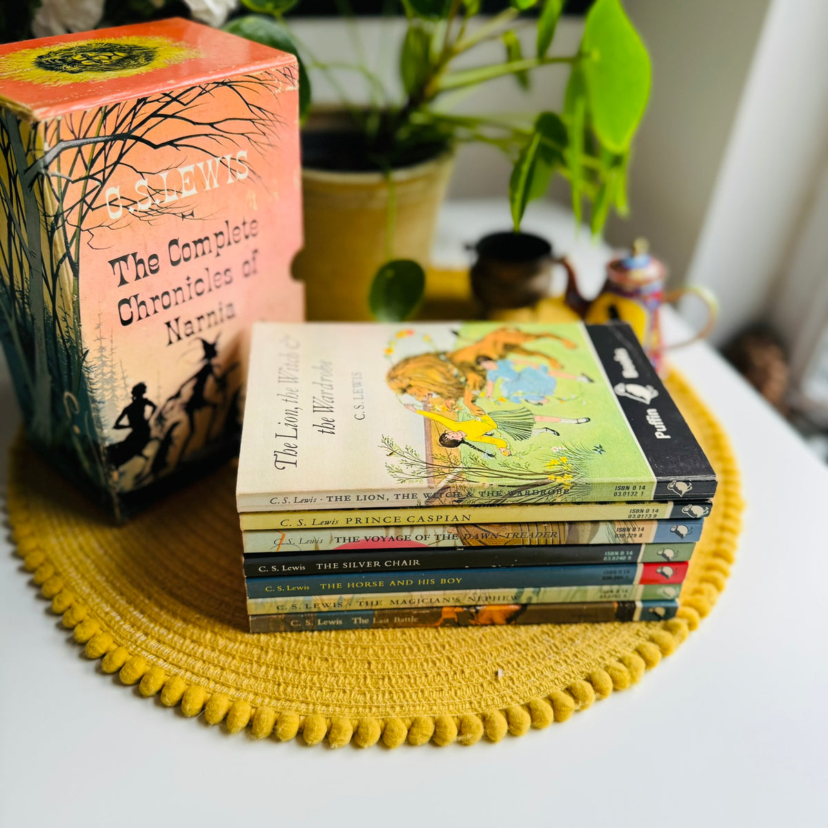 Vintage The Chronicles of Narnia Seven Book Set, C S Lewis, 1968 - 1972 Edition