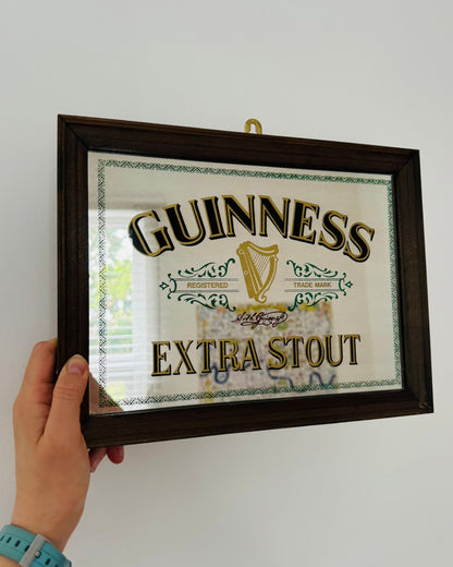 Guinness Extra Stout Vintage Bar Advertising Mirror