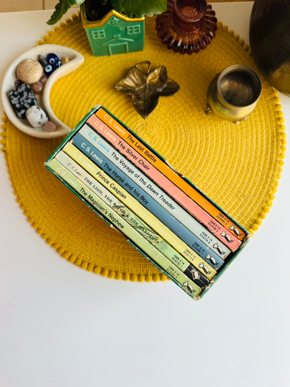 Vintage The Chronicles of Narnia Seven Book Set, C S Lewis, 1976 Edition