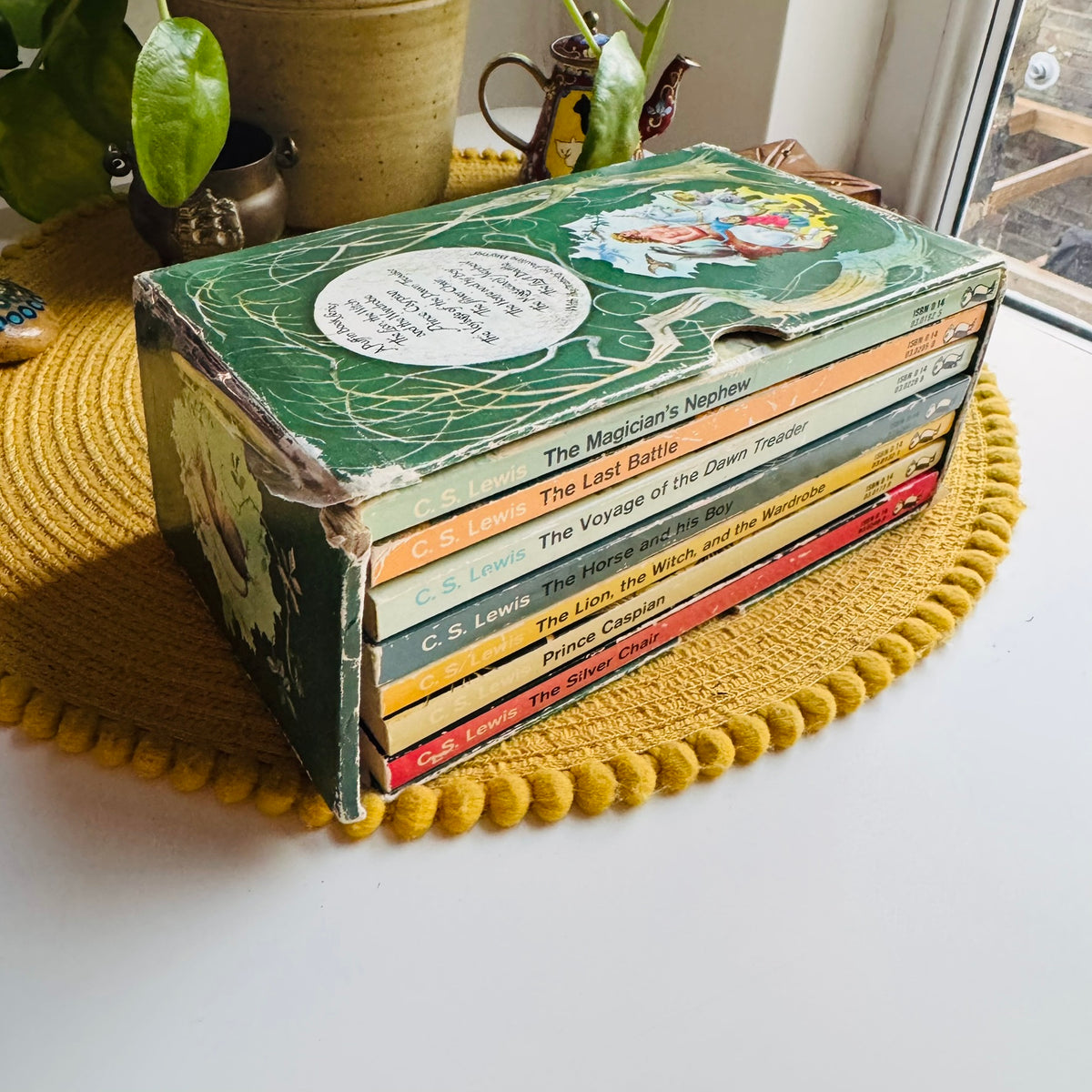 Vintage The Chronicles of Narnia Seven Book Set, C S Lewis, 1976 Edition