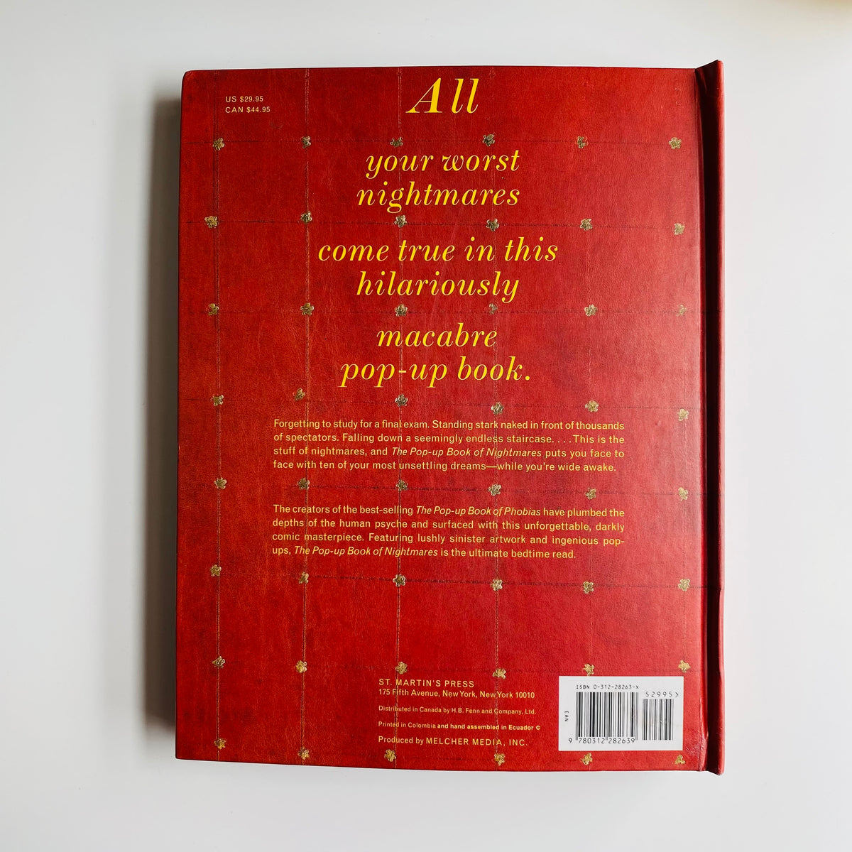 The Pop-Up Book of Nightmares by Gary Greenberg, Matthew Reinhart