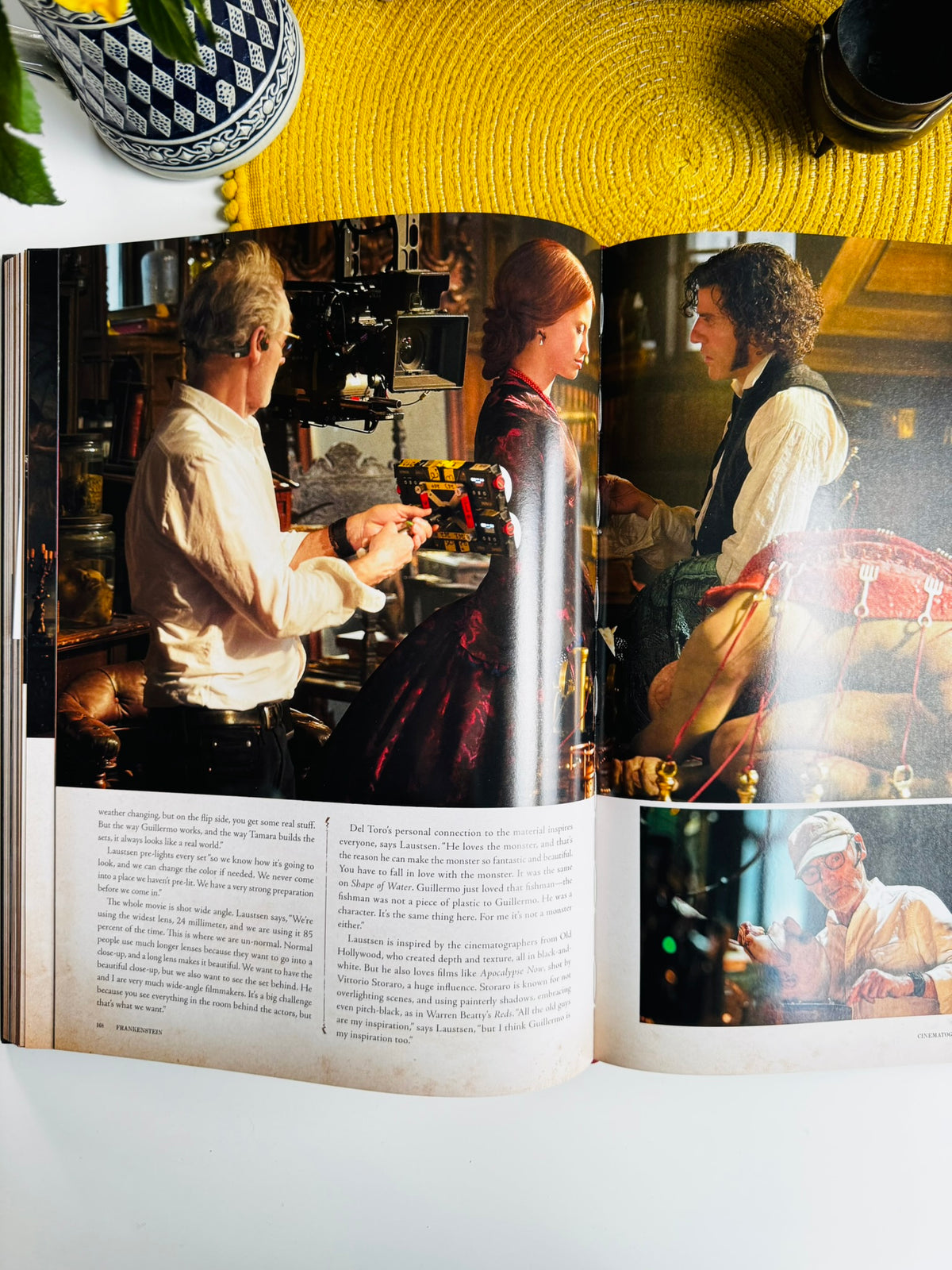 Frankenstein: Written and Directed by Guillermo del Toro, Film Book