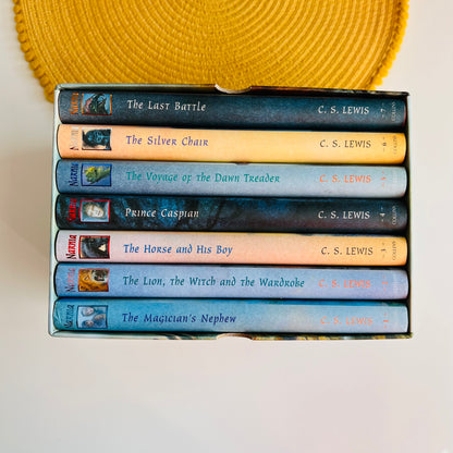 The Complete Box of Chronicles Of Narnia, C. S. Lewis, Ted Smart Hardback Books Set 1997