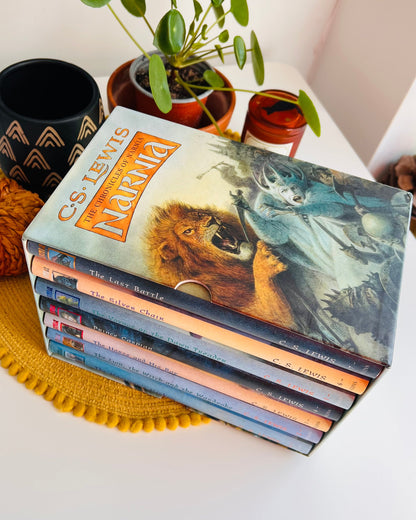 The Complete Box of Chronicles Of Narnia, C. S. Lewis, Ted Smart Hardback Books Set 1997