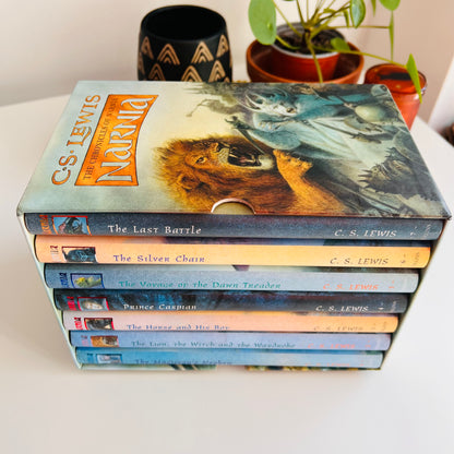 The Complete Box of Chronicles Of Narnia, C. S. Lewis, Ted Smart Hardback Books Set 1997