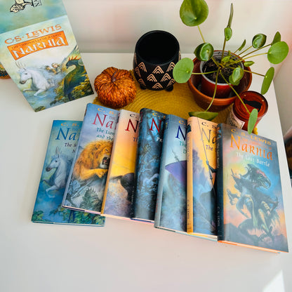 The Complete Box of Chronicles Of Narnia, C. S. Lewis, Ted Smart Hardback Books Set 1997
