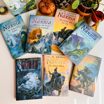 The Complete Box of Chronicles Of Narnia, C. S. Lewis, Ted Smart Hardback Books Set 1997