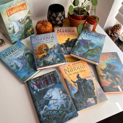 The Complete Box of Chronicles Of Narnia, C. S. Lewis, Ted Smart Hardback Books Set 1997