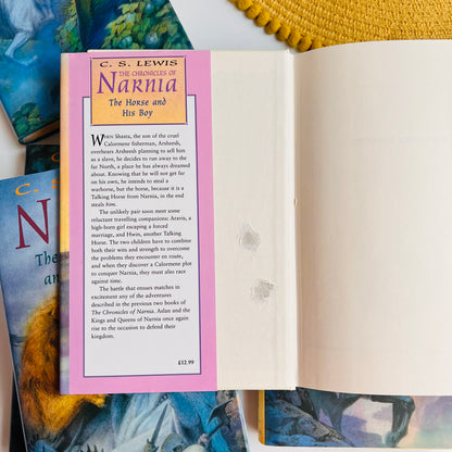 The Complete Box of Chronicles Of Narnia, C. S. Lewis, Ted Smart Hardback Books Set 1997