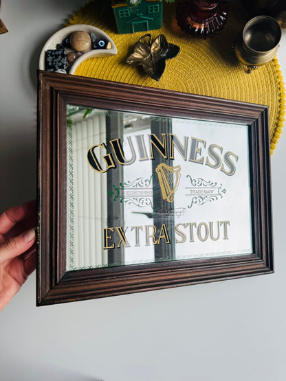 Guinness Extra Stout Vintage Bar Advertising Mirror