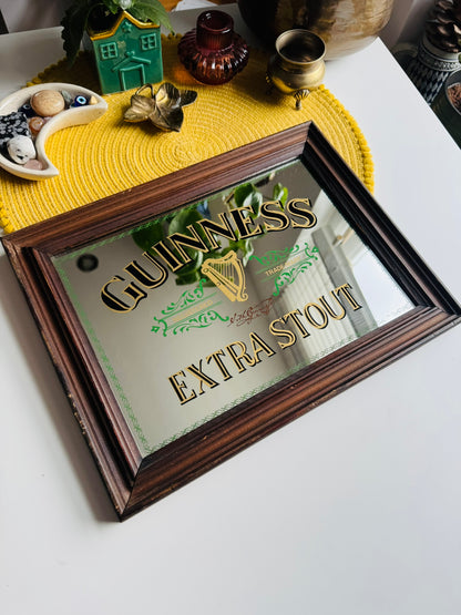 Guinness Extra Stout Vintage Bar Advertising Mirror