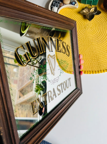 Guinness Extra Stout Vintage Bar Advertising Mirror