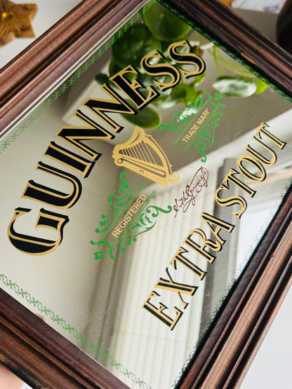 Guinness Extra Stout Vintage Bar Advertising Mirror