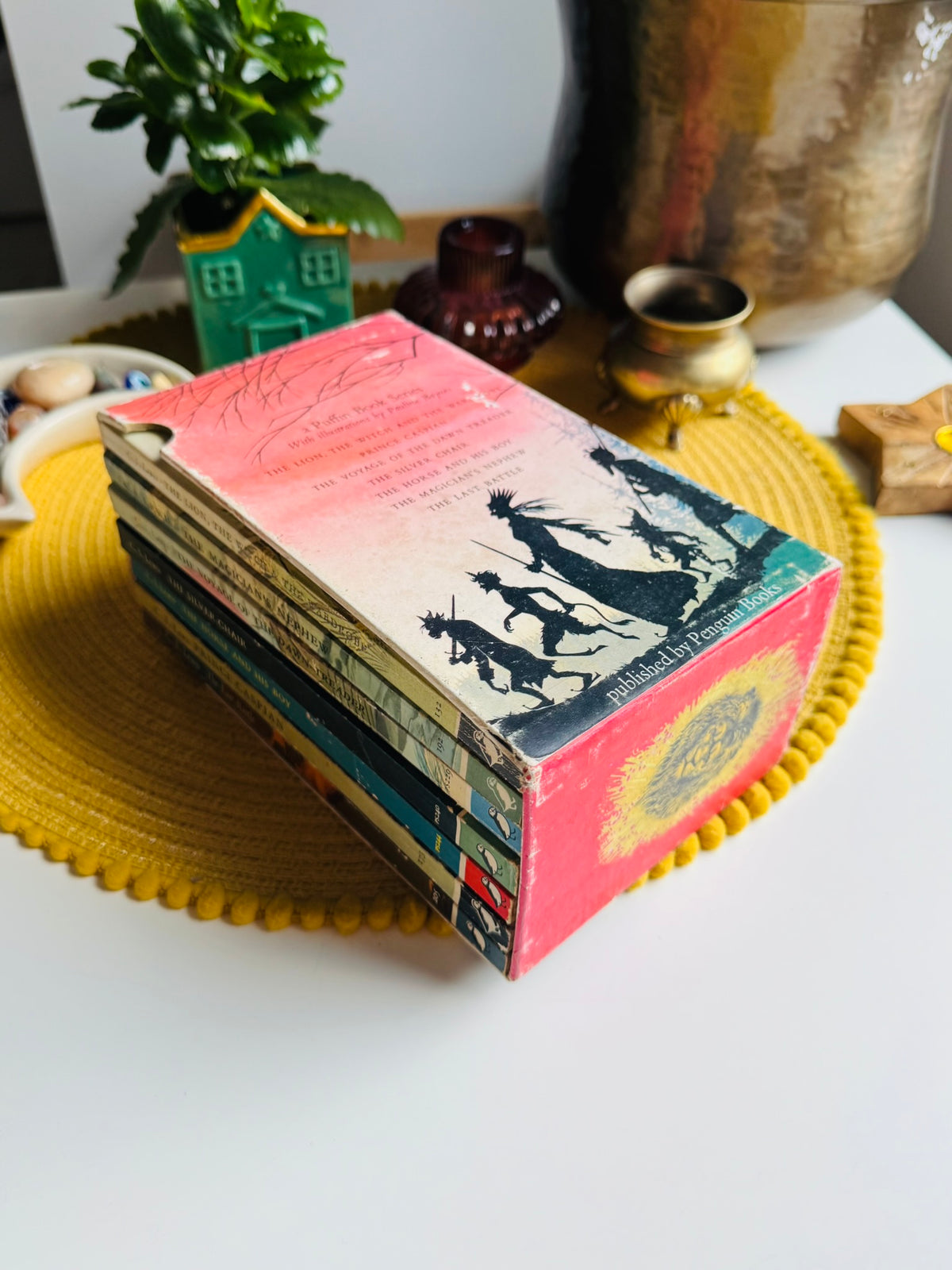 Vintage The Chronicles of Narnia Seven Book Set, C S Lewis, 1968 - 1972 Edition