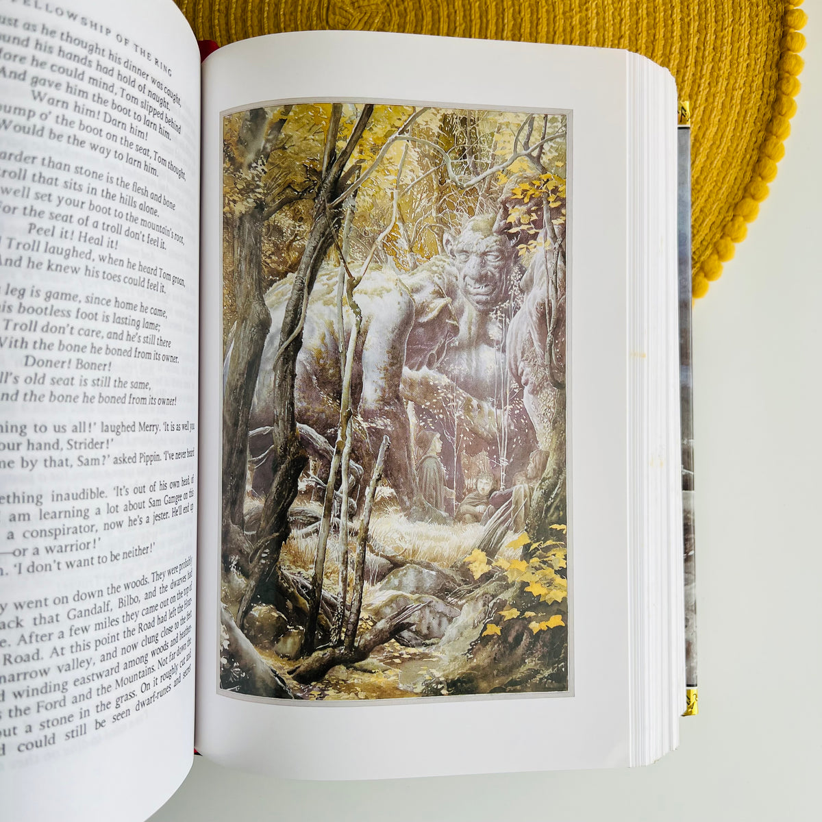 The Lord of the Rings by J R R Tolkien, Alan Lee Illustrated Edition, 1991