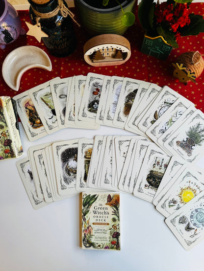 Green Witches Oracle Deck cards