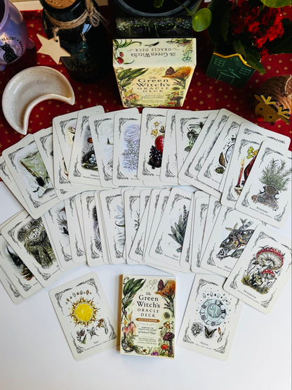 Green Witches Oracle Deck cards