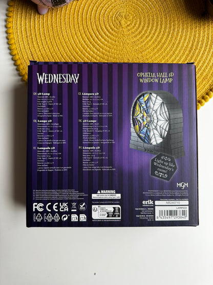 Wednesday Addams Desk Lamp Table, LED, USB Powered