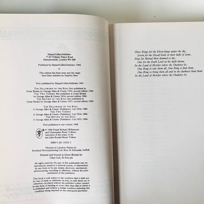 The Lord of The Rings by J R R Tolkien, 1994 Edition