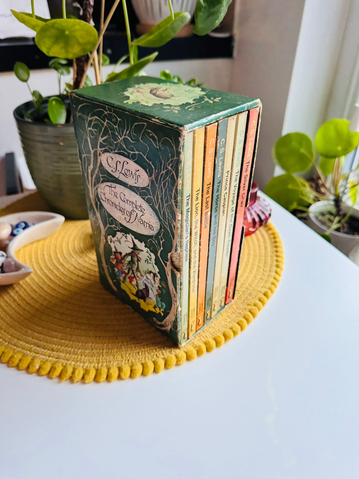 Vintage The Chronicles of Narnia Seven Book Set, C S Lewis, 1976 Edition