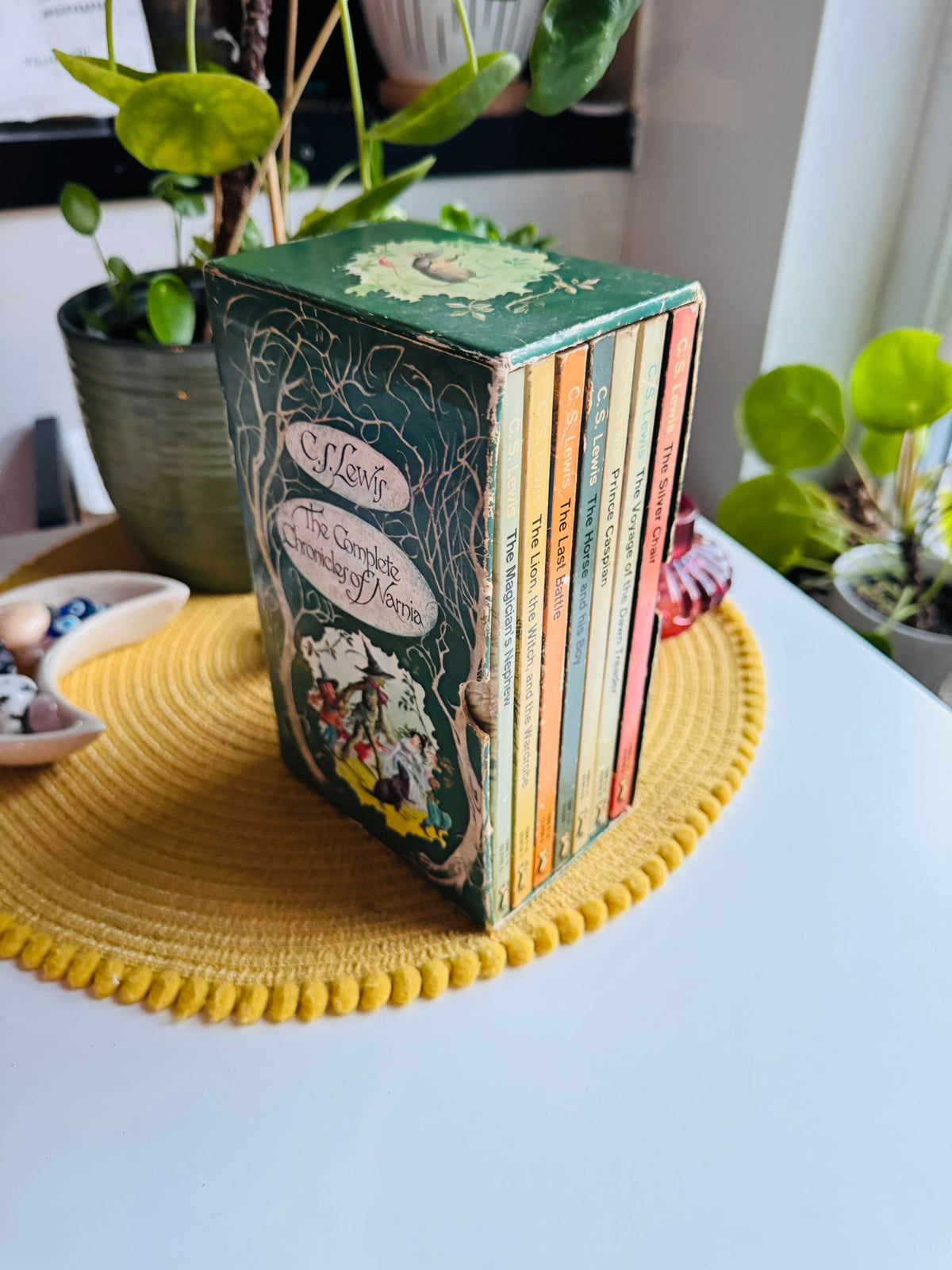 Vintage The Chronicles of Narnia Seven Book Set, C S Lewis, 1976 Edition