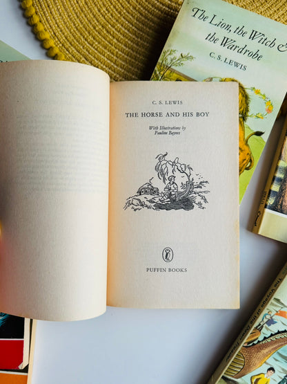Vintage The Chronicles of Narnia Seven Book Set, C S Lewis, 1968 - 1972 Edition