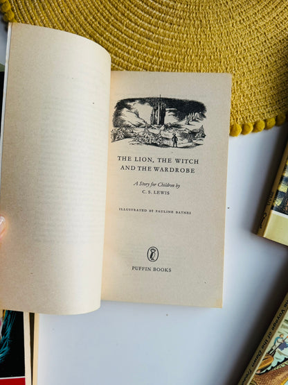 Vintage The Chronicles of Narnia Seven Book Set, C S Lewis, 1968 - 1972 Edition
