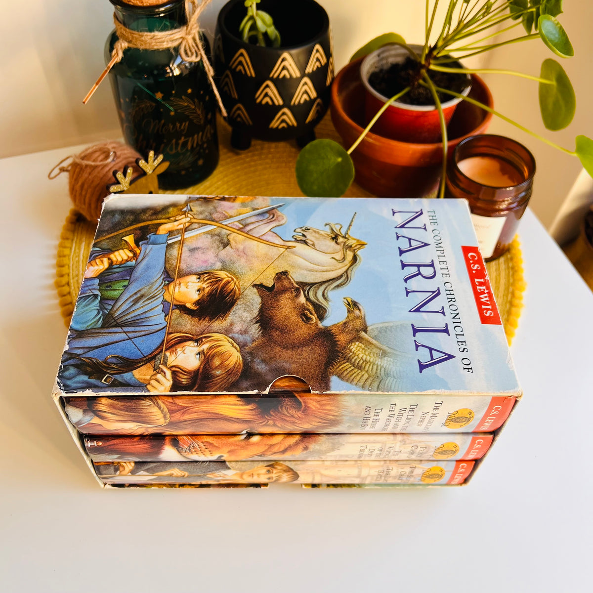 Vintage The Chronicles of Narnia Seven Book Set, C S Lewis, Three-volume boxed set, 1999