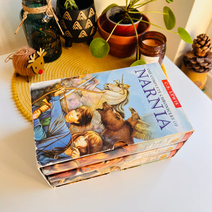 Vintage The Chronicles of Narnia Seven Book Set, C S Lewis, Three-volume boxed set, 1999