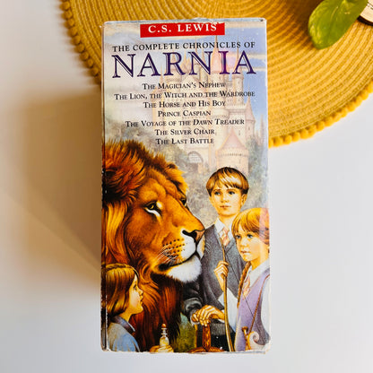 Vintage The Chronicles of Narnia Seven Book Set, C S Lewis, Three-volume boxed set, 1999