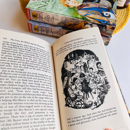 Vintage The Chronicles of Narnia Seven Book Set, C S Lewis, Three-volume boxed set, 1999